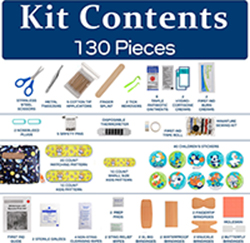 Kit pertolongan comel comel untuk kanak -kanak
